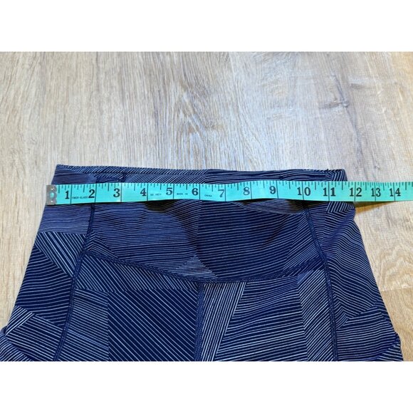 Lululemon Speed Up Crop 21" Etch Hail Midnight Navy Size - Picture 3 of 6